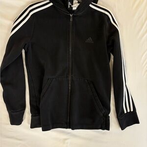 Adidas Black Zipup Hoodie